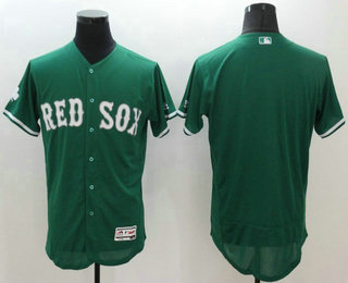 Men's Boston Red Sox Blank Green Celtic Flexbase Authentic Collection Player Jersey