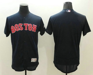 Men's Boston Red Sox Blank Navy Blue 2016 Flexbase Baseball Jersey