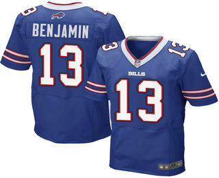 Men's Buffalo Bills #13 Kelvin Benjamin Royal Blue Team Color Stitched NFL Nike Elite Jersey