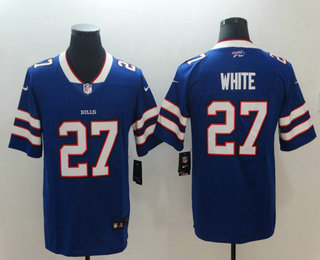Men's Buffalo Bills #27 Tre'Davious White Royal Blue 2017 Vapor Untouchable Stitched NFL Nike Limited Jersey