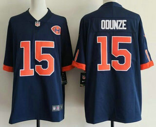 Men's Chicago Bears #15 Rome Odunze Navy 2026 Vapor Rivalries Collection Limited Stitched Jersey
