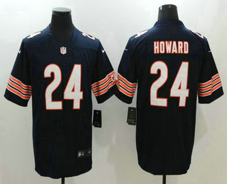 Men's Chicago Bears #24 Jordan Howard Navy Blue 2017 Vapor Untouchable Stitched NFL Nike Limited Jersey