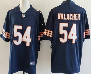 Men's Chicago Bears #54 Brian Urlacher Limited Navy Vapor Jersey