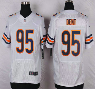 Men's Chicago Bears #95 Richard Dent White Retired Player NFL Nike Elite Jersey