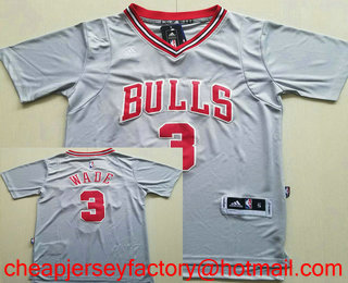 Men's Chicago Bulls #23 Michael Jordan Gray Stitched Revolution 30 Swingman 2017 Short-Sleeved Jersey