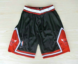Men's Chicago Bulls Black Nike Mesh NBA Shorts