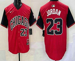 Men's Chicago White Sox #23 Michael Jordan Red 2025 City Connect Limited Jersey