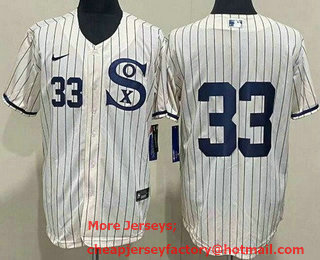 Men's Chicago White Sox #33 Lance Lynn Cream 2021 Field of Dreams Authentic Jersey