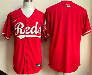 Men's Cincinnati Reds Blank Red Limited Stitched Jersey