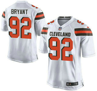 Men's Cleveland Browns #92 Desmond Bryant White Road 2015 NFL Nike Elite Jersey