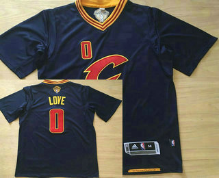 Men's Cleveland Cavaliers #0 Kevin Love 2016 The NBA Finals Patch New Red AU Soul Swingman Jersey