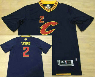Men's Cleveland Cavaliers #2 Kyrie Irving 2016 The NBA Finals Patch New Red AU Soul Swingman Jersey