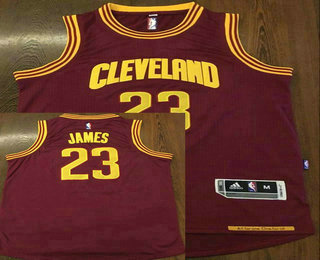 Men's Cleveland Cavaliers #23 LeBron James Red AU Soul Swingman Jersey