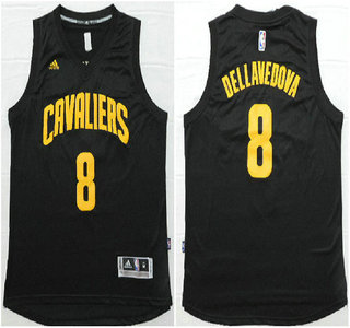 Men's Cleveland Cavaliers #8 Matthew Dellavedova Revolution 30 Swingman 2014 New Black Jersey