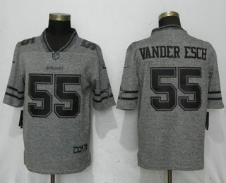 Men's Dallas Cowboys #55 Leighton Vander Esch 2017 Vapor Untouchable Stitched NFL Nike Gray Gridiron Limited Jersey