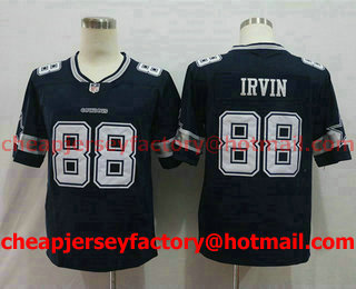 Men's Dallas Cowboys #88 Michael Irvin Navy Blue 2017 Vapor Untouchable Stitched NFL Nike Limited Jersey