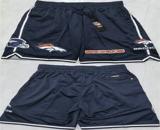 Men's Denver Broncos Navy Shorts