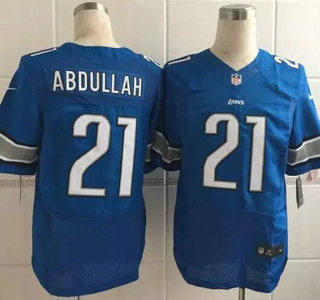 Nike Detroit Lions #21 Ameer Abdullah Light Blue Elite Jersey