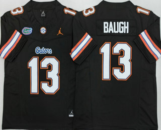 Men's Florida Gators #13 Jadan Baugh Limited Black 2025 FUSE College Football Jersey