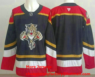 Men's Florida Panthers Blank Navy Authentic Jersey