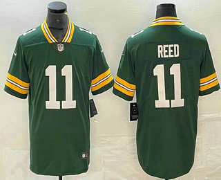Men's Green Bay Packers #11 Jayden Reed Green Vapor Untouchable Limited Stitched Jersey