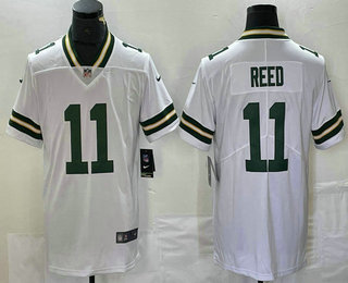 Men's Green Bay Packers #11 Jayden Reed White Vapor Untouchable Limited Stitched Jersey