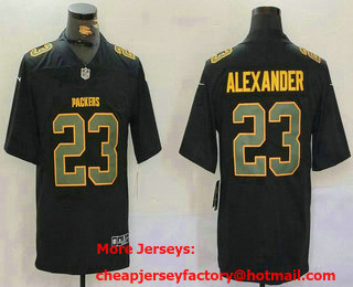Men's Green Bay Packers #23 Jaire Alexander Limited Black Fashion Vapor Jersey