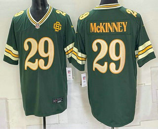Men's Green Bay Packers #29 Xavier McKinney Green 2026 Vapor Rivalries Collection Limited Stitched Jersey