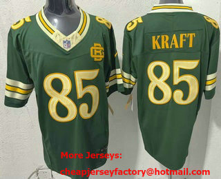 Men's Green Bay Packers #85 Tucker Kraft Green 2026 FUSE Rivalries Collection Limited Stitched Jersey