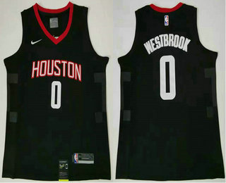Men's Houston Rockets #0 Russell Westbrook New White 2019 Nike Swingman Stitched NBA Jersey