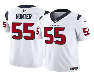 Men's Houston Texans #55 Danielle Hunter White 2024 FUSE Vapor Stitched Jersey