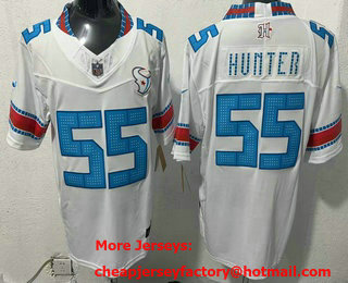 Men's Houston Texans #55 Danielle Hunter White 2026 FUSE Rivalries Collection Limited Stitched Jersey