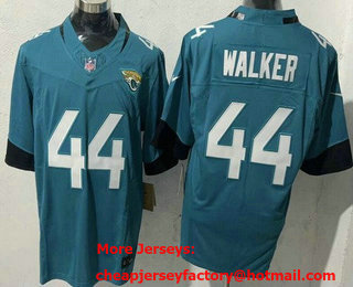 Men's Jacksonville Jaguars #44 Travon Walker Limited Green FUSE Vapor Jersey