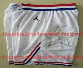 Men's Jordan Brand White 2019 All-Star Game Swingman Shorts