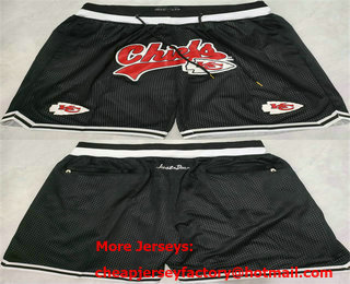 Men's Kansas City Chiefs Black Shorts