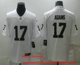 Men's Las Vegas Raiders #17 Davante Adams White 2022 Vapor Untouchable Stitched NFL Nike Limited Jersey