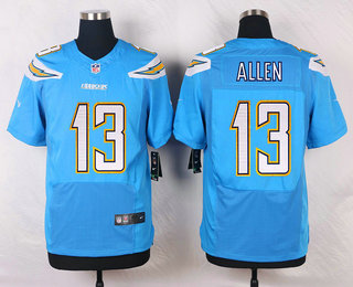 Men's Los Angeles Chargers #13 Keenan Allen Light Blue Alternate NFL Nike Elite Jersey
