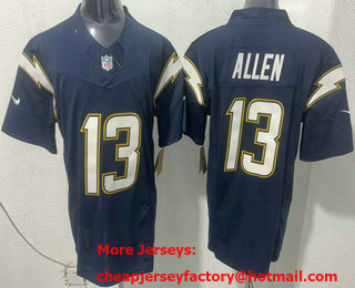 Men's Los Angeles Chargers #13 Keenan Allen Limited Navy FUSE Vapor Jersey