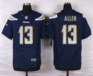 Men's Los Angeles Chargers #13 Keenan Allen Navy Blue Team Color NFL Nike Elite Jersey