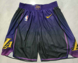 Men's Los Angeles Lakers Purple 2024 City Swingman Shorts