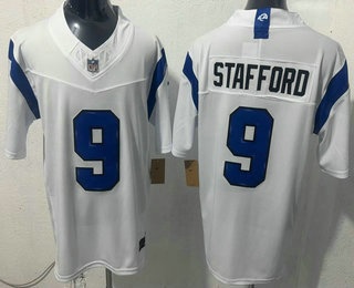 Men's Los Angeles Rams #9 Matthew Stafford Limited White FUSE 2026 Vapor Jersey
