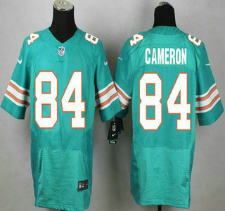 Men's Miami Dolphins #84 Jordan Cameron Aqua Green Alternate 2015 NFL Nike Elite Jersey