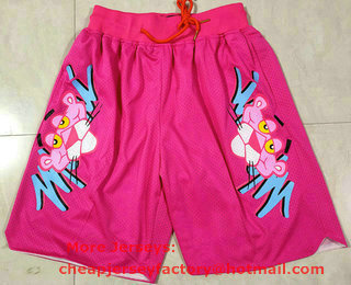 Men's Miami Heat Pink 2021 Swingman Stitched NBA Shorts