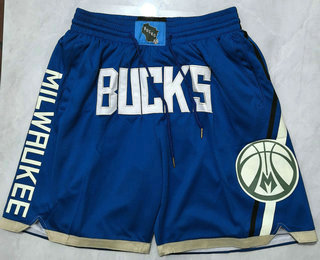 Men's Milwaukee Bucks Royal  City Swingman Shorts
