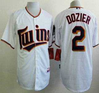 Men's Minnesota Twins #2 Brian Dozier 2015 White Jersey