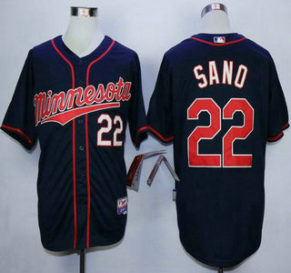 Men's Minnesota Twins #22 Miguel Sano New Navy Blue Jersey