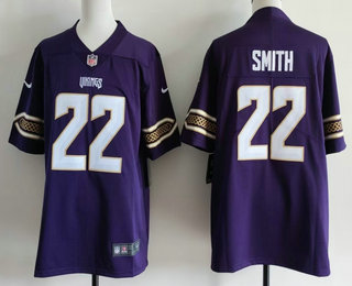 Men's Minnesota Vikings #22 Harrison Smith Purple 2026 Vapor Rivalries Collection Limited Stitched Jersey