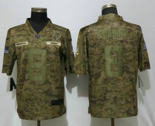 Men's Minnesota Vikings #8 Kirk Cousins 2018 Camo Salute to Service Stitched NFL Nike Limited Jersey