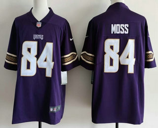 Men's Minnesota Vikings #84 Randy Moss Purple 2026 Vapor Rivalries Collection Limited Stitched Jersey