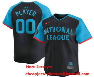 Men's National League Custom Navy 2024 MLB All Star Game Limited Stitched Jersey